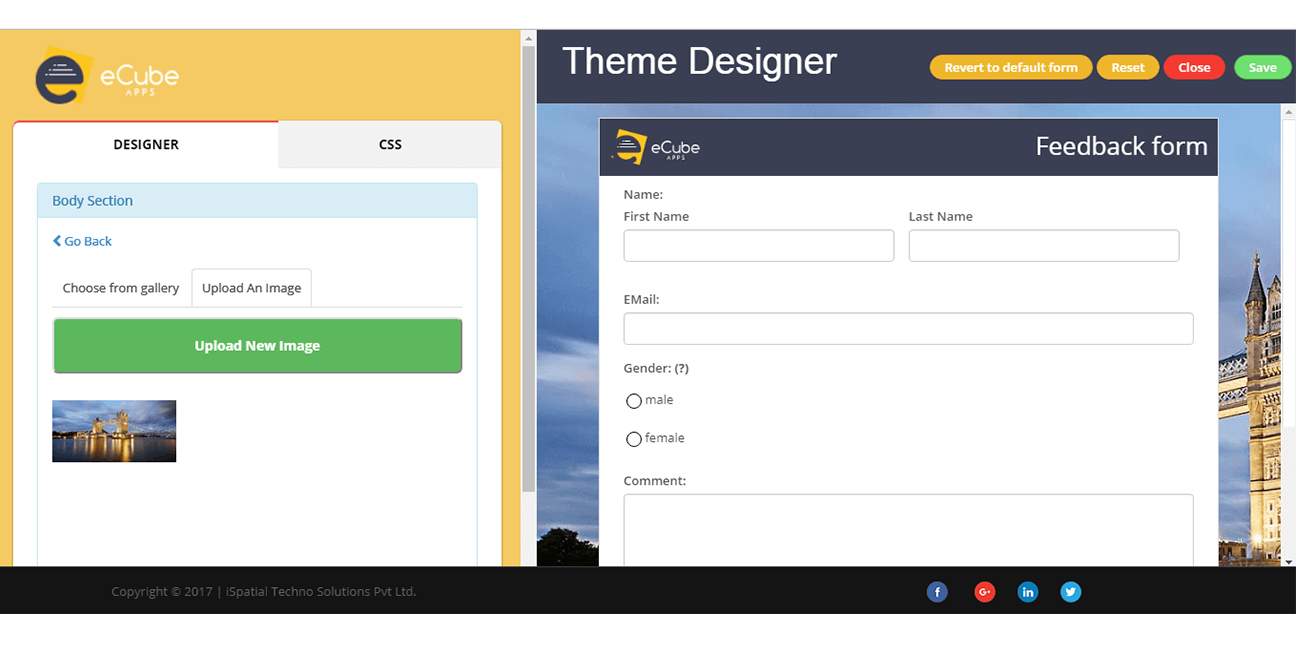 eCube Apps Form Builder Features - Best Online Form Builder Software